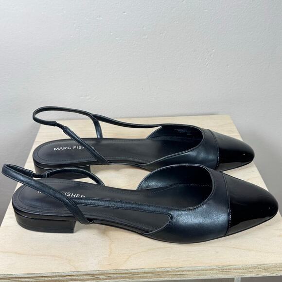 Marc Fisher Women’s Shoes DELA CLOSED TOE SLINGBACK DRESS FLAT 10 Quiet Luxury - Picture 7 of 8
